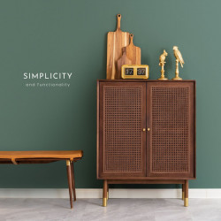 SEN RATTAN Shoe Cabinet V.2, WB, L90
