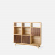 Walnut Grid Cabinet W120 Walnut Grid Cabinet W120