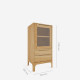 DANA Sideboard H103, Walnut brown DANA Sideboard H103, Walnut brown