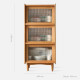 NADINE Glass Cabinet W60, Cherry Wood NADINE Glass Cabinet W60, Cherry Wood