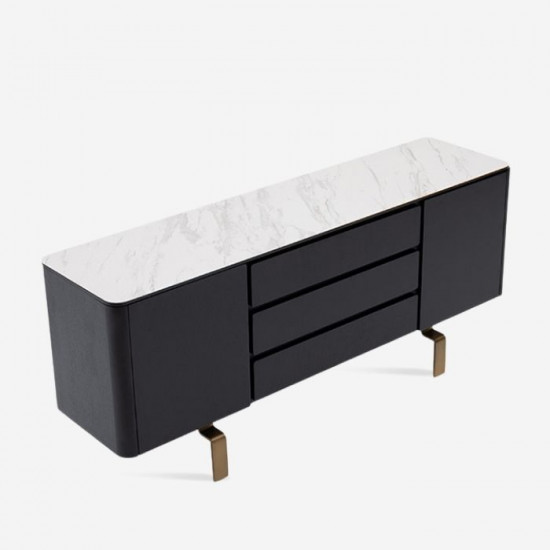 NOVA side board L180, Black NOVA side board L180, Black
