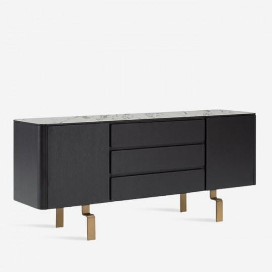 NOVA side board L180, Black NOVA side board L180, Black