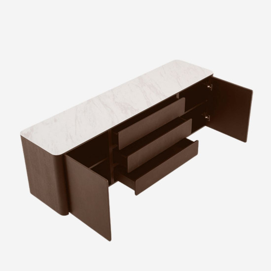 NOVA side board L180, Dark Walnut NOVA side board L180, Dark Walnut