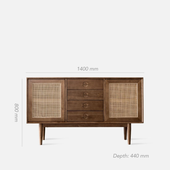 ALYA Vintage Sideboard, Natural Ash ALYA Vintage Sideboard, Natural Ash