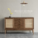 ALYA Vintage Sideboard Version 2, Walnut Brown ALYA Vintage Sideboard Version 2, Walnut Brown