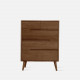 ZIPLINE Chest of Drawers W70, Walnut ZIPLINE Chest of Drawers W70, Walnut