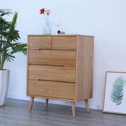 ZIPLINE Chest of Drawers W70, Walnut