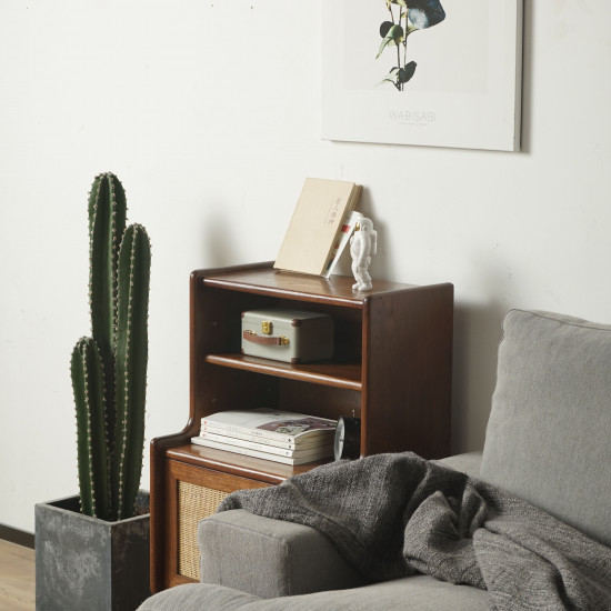 RATTAN Little Bookshelf H83, Cherry Wood RATTAN Little Bookshelf H83, Cherry Wood
