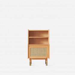 RATTAN Little Bookshelf H83, Cherry Wood