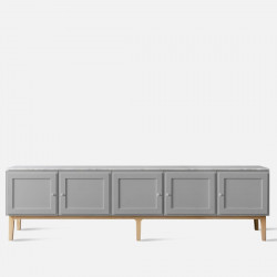 MABURU TV stand L200, Grey