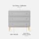 Maburu Chest of Drawers, W120, LG