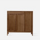 DANA Shoe Cabinet, 3-Door, Walnut [SALE]