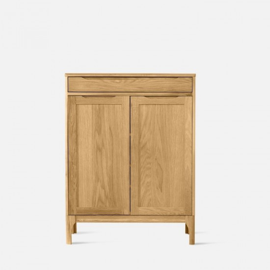 [SALE] DANA Shoe Cabinet, 2-Door, W80, Oak