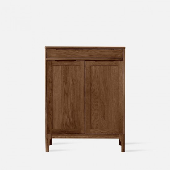 DANA Shoe Cabinet, 2-Door, W80, Walnut DANA Shoe Cabinet, 2-Door, W80, Walnut