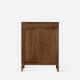 DANA Shoe Cabinet, 2-Door, W80, Walnut [SALE]