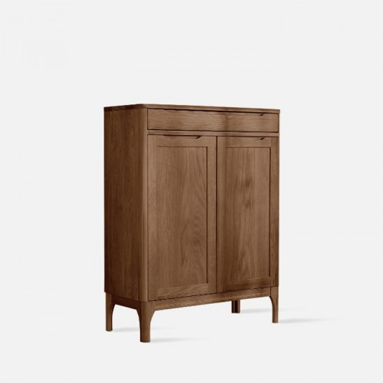 DANA Shoe Cabinet, 2-Door, W80, Walnut [SALE]