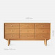 NADINE Chest of 9 Drawers, L160, Natural Walnut NADINE Chest of 9 Drawers, L160, Natural Walnut