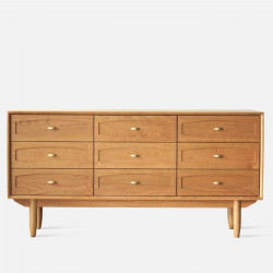 [SALE] NADINE Chest of 9 Drawers, L160