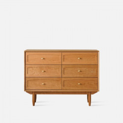 [Display] NADINE Chest of 6 Drawers, L120