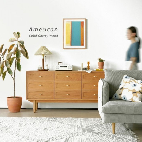 [SALE] NADINE Chest of 9 Drawers, L160