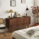 NADINE Chest of 9 Drawers, L160, Natural Walnut NADINE Chest of 9 Drawers, L160, Natural Walnut