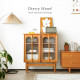 NADINE Vintage bookshelf, H128, Natural Walnut NADINE Vintage bookshelf, H128, Natural Walnut