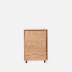 DOLCH Drawers with wheels, Oak