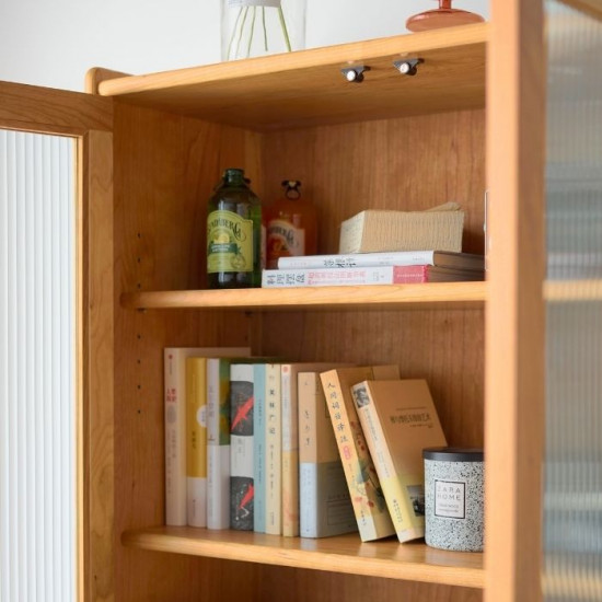 [SALE] NADINE Bookshelf, Cherry, W80