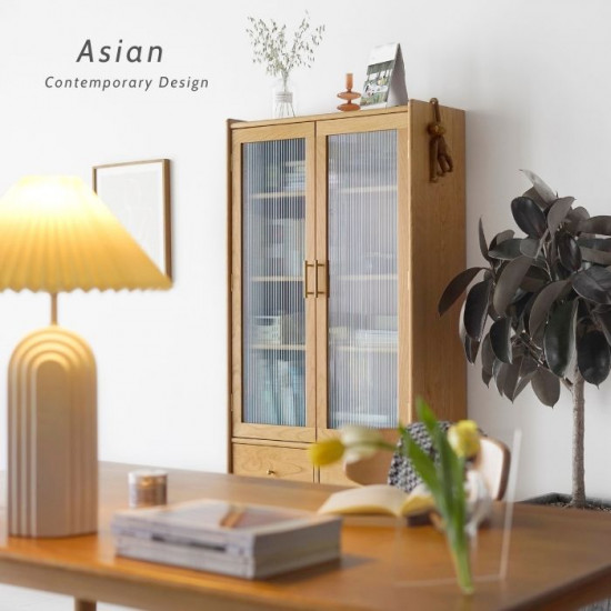 NADINE Bookshelf, Oak, W80 NADINE Bookshelf, Oak, W80