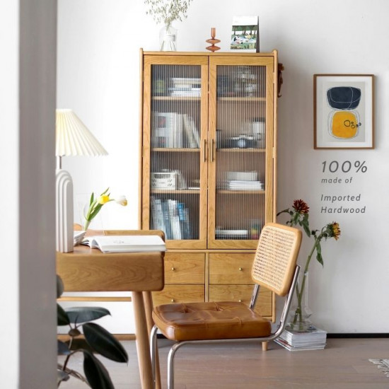 NADINE Bookshelf, Oak, W80 NADINE Bookshelf, Oak, W80