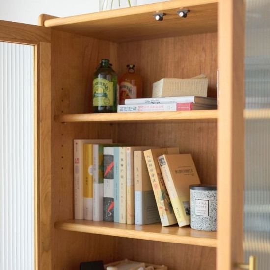 NADINE Bookshelf, Oak, W80 NADINE Bookshelf, Oak, W80