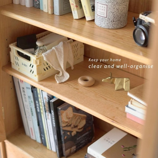 NADINE Bookshelf, Oak, W80 NADINE Bookshelf, Oak, W80