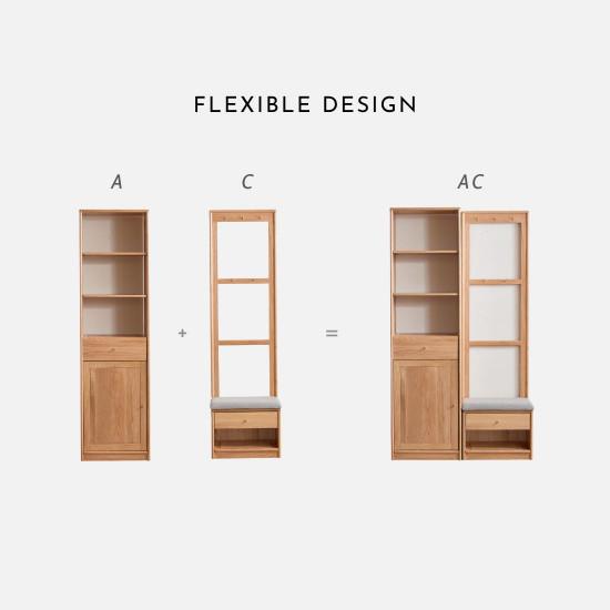 ELGIN Entrance Shoe Cabinet - Type A and C