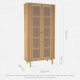 SEN RATTAN Shelf L90, Glass Door [Display] 
