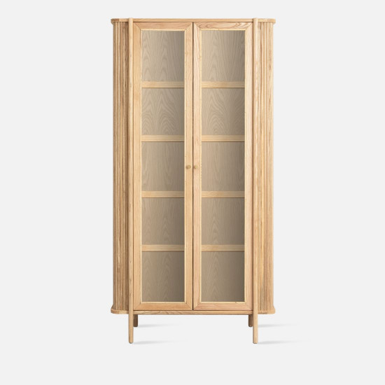 SEN RATTAN Shelf L90, Glass Door [Display] 