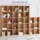 ELGIN Square Bookshelf, no door, Oak, 2*3