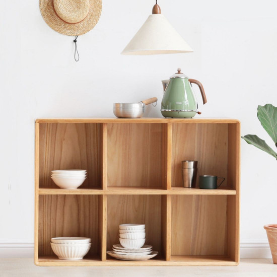 ELGIN Square Bookshelf, no door, Oak, 2*3 ELGIN Square Bookshelf, no door, Oak, 2*3