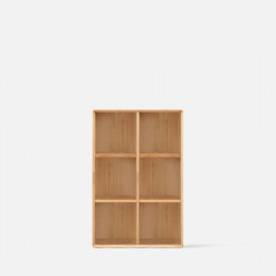 ELGIN Square Bookshelf, no door, Oak, 2*3