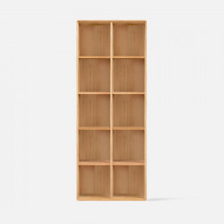 ELGIN Square Bookshelf, no door, Oak, 2*5