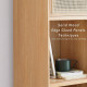 ELGIN Square Bookshelf with rattan door, Oak, 3*5, (Last One Display)