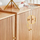 ELGIN Linear Shoe Cabinet, single door, Natural Oak