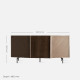 NOVA premium Sideboard, Metal Paint NOVA premium Sideboard, Metal Paint