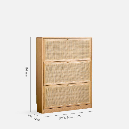 DOLCH Rattan Flip Shoe Cabinet [SALE]