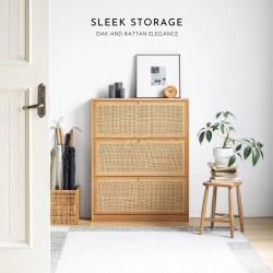 DOLCH Rattan Flip Shoe Cabinet [SALE]