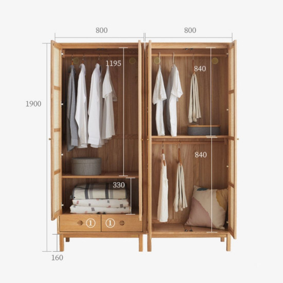 ELGIN Rattan Wardrobe Ver.2 ELGIN Rattan Wardrobe Ver.2