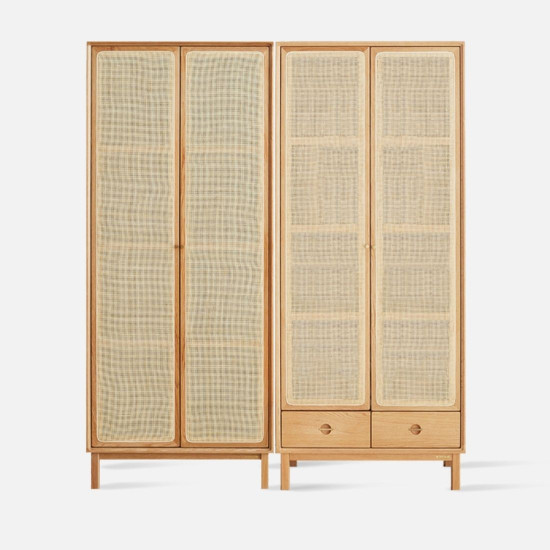 ELGIN Rattan Wardrobe, Combined ELGIN Rattan Wardrobe, Combined