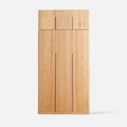 [SALE] KIKO Wardrobe, 3 doors with top, L120