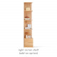 KIKO Wardrobe, 5 doors with top, L200 KIKO Wardrobe, 5 doors with top, L200