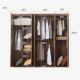 DEN Wardrobe - B, L80 DEN Wardrobe - B, L80