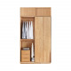 DOLCH Wardrobe with sliding doors, with top cabinet, L120 DOLCH Wardrobe with sliding doors, with top cabinet, L120